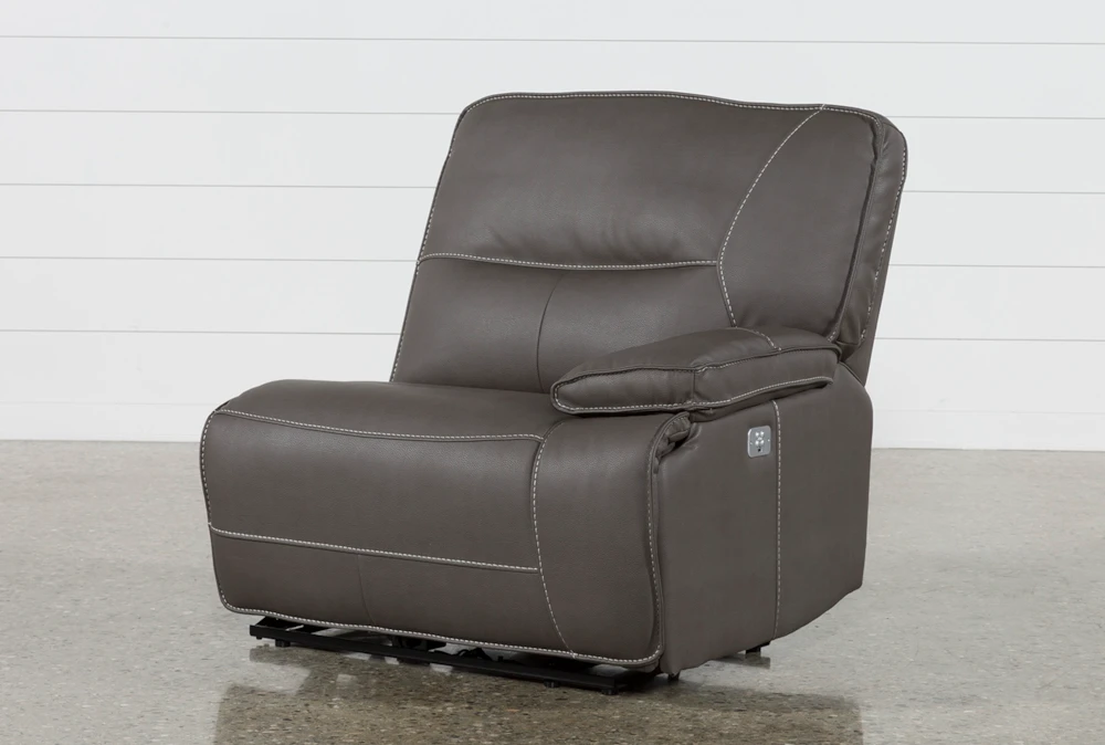 Marcus Grey Right Facing Power Recliner With Power Headrest And USB
