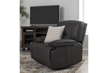 Marcus Grey Recliner With Power Headrest And USB