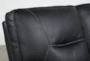 Marcus Black 88" Power Reclining Sofa With Power Headrest USB - Detail