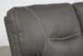 Marcus Grey 88" Power Reclining Sofa With Power Headrest & USB - Top