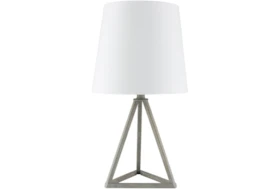 Table Lamp-Grey Metal