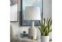 Table Lamp-Light Grey Painted Concrete - Room