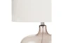 Table Lamp-Grey Translucent Glass - Detail