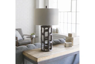Table Lamp-Bronze Textured