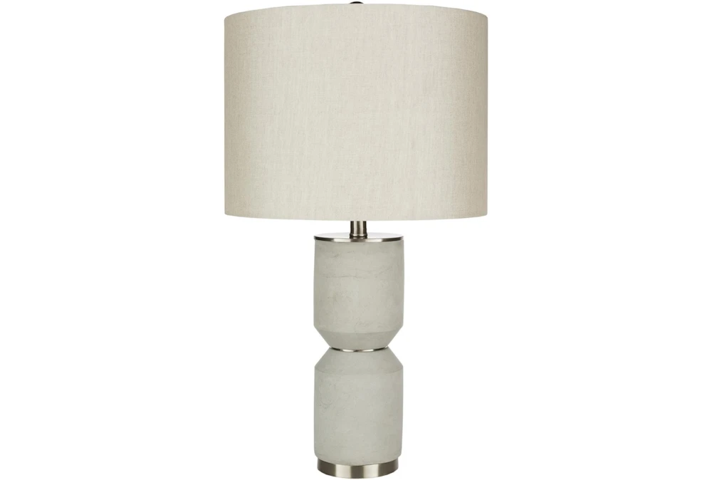 Table Lamp-Gray Distressed Concrete