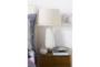 Table Lamp-Ivory Hand Finished Composition - Room