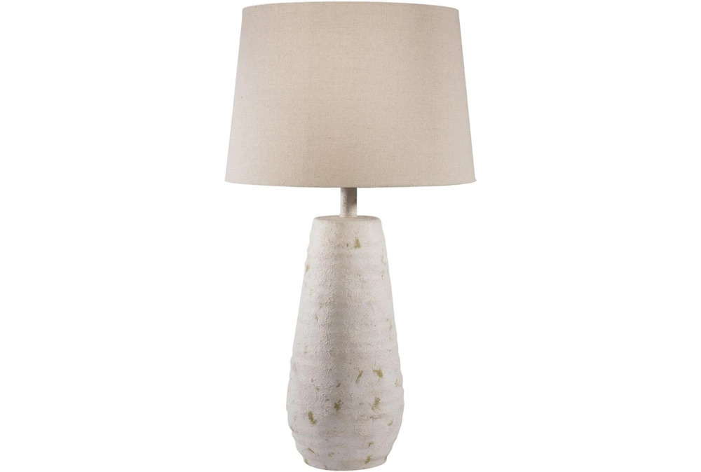 Table Lamp-Ivory Hand Finished Composition