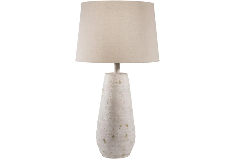Table Lamp-Ivory Hand Finished Composition - 360
