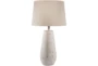 Table Lamp-Ivory Hand Finished Composition - Signature