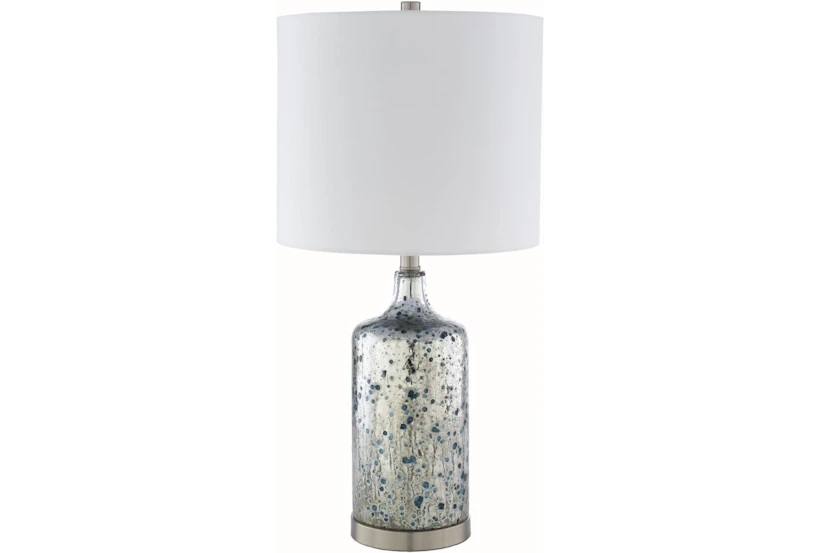 Table Lamp-Silver Painted Glass - 360
