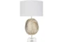 Table Lamp-Mint Gold Hand Finished Composition - Signature