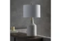 Table Lamp-White Textured Concrete - Room