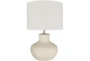 Table Lamp-Cream Glazed Ceramic - Signature