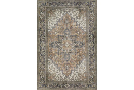 1'7"x2'5" Rug-Sterling Distressed Chocolate