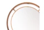 Gold Round Luxe Wall Mirror - Detail