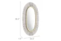 Black And Gold Oval Wall Mirror - Detail