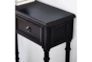 Black Two Drawer 59" Console Table - Detail