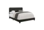 Full Steel Rounded Corner Vertical Channel Upholstered Bed - Signature