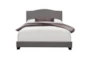 Full Cement Stitched Camelback Upholstered Bed - Signature