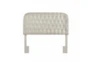 King/Cal King Linen Rounded Diamond Tufted Upholstered Headboard - Signature