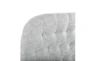 King/Cal King Platinum Rounded Diamond Tufted Upholstered Headboard - Detail