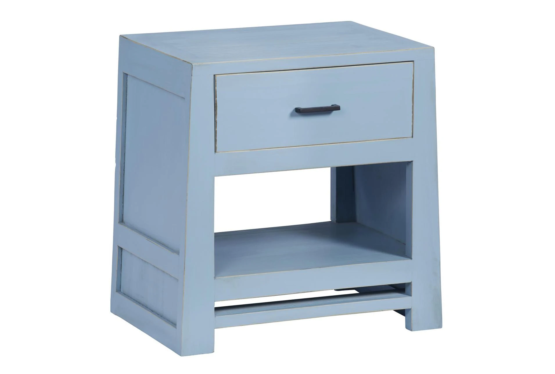 Light Blue Chairside Table Living Spaces, Light Blue Chairside Table