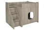 Grey Wash Pet House With Stairs - Signature