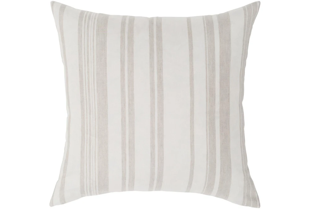 Accent Pillow-Ivory Stripe 18X18