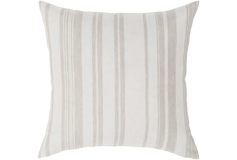 Accent Pillow-Ivory Stripe 18X18 - 360