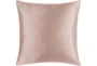 Accent Pillow-Solid Blush 18X18 - Detail