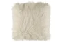 Accent Pillow-White Faux Fur 18X18 - Signature