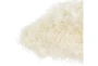 Accent Pillow-White Faux Fur 18X18 - Detail