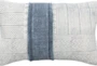 Accent Pillow-Cream And Navy Stripe 22X14 - Signature