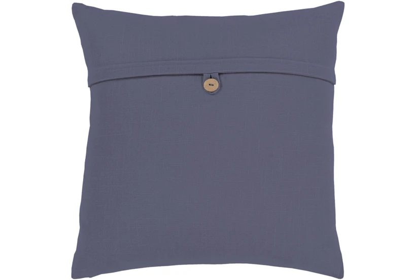 Accent Pillow-Navy With Button 20X20 - 360