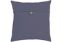 Accent Pillow-Navy With Button 20X20 - Signature