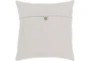 Accent Pillow-Ivory With Button 18X18 - Signature