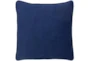 Accent Pillow-Navy Velvet 22X22 - Back