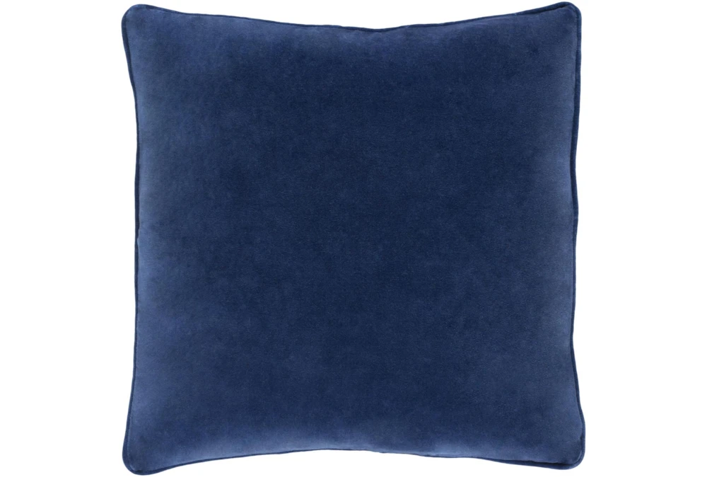 Accent Pillow-Navy Velvet 22X22