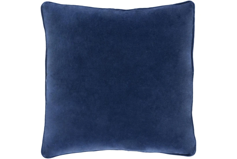 Accent Pillow-Navy Velvet 22X22 - 360
