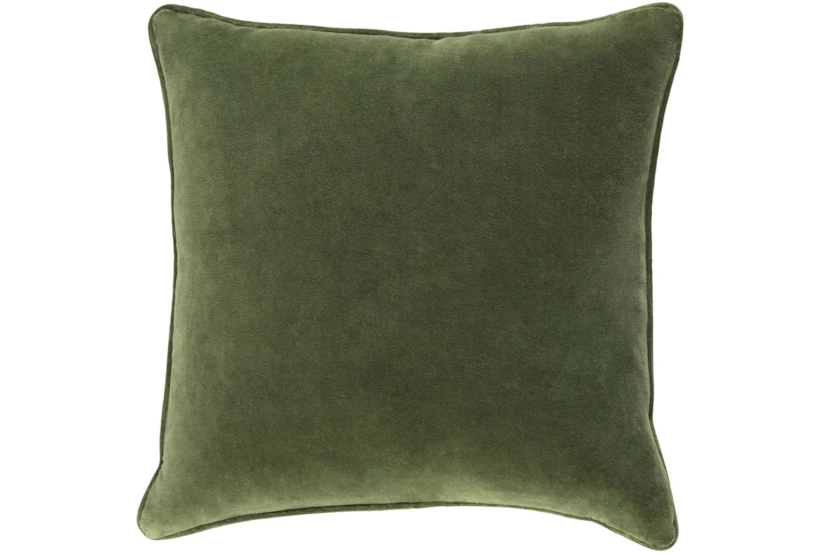 Accent Pillow-Grass Green Velvet 18X18 - 360