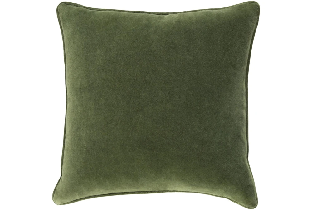 Accent Pillow-Grass Green Velvet 22X22