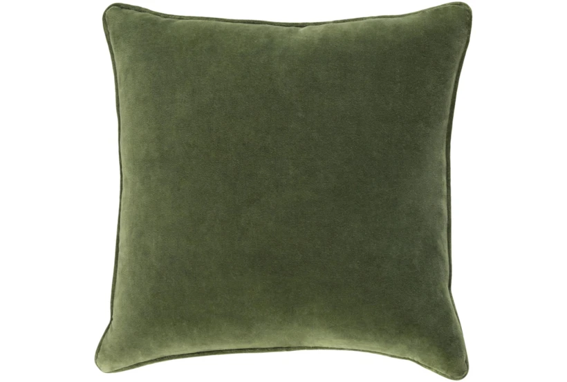 Accent Pillow-Grass Green Velvet 22X22 - 360