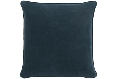 Accent Pillow-Navy Velvet 22X22 - Main