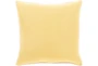 Accent Pillow-Bright Yellow Waffle Print 18X18 - Back