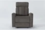 Halo II Grey Power Recliner With Power Headrest - Signature
