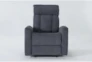 Halo II Blue Power Recliner With Power Headrest - Signature
