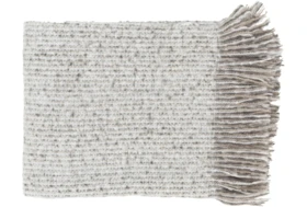 Accent Throw-Taupe Fringe