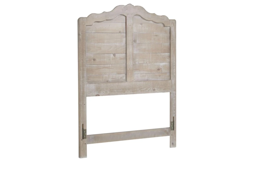 Natural Rustic Cottage Twin Headboard - 360