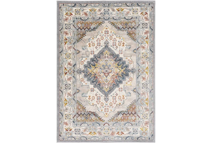5'3" Round Rug-Traditional Multicolor - 360