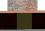 2'x2'9" Rug-Traditional Distressed Multicolor - Detail